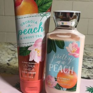 Peach lotion